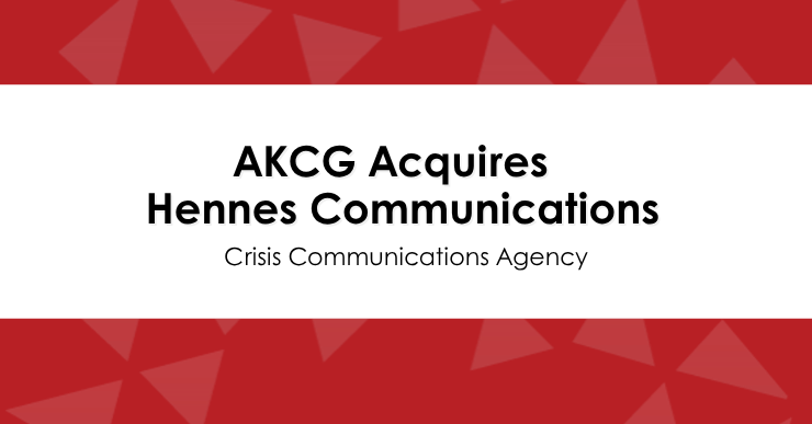 AKCG – Public Relations Counselors Acquires Cleveland-based Hennes Communications