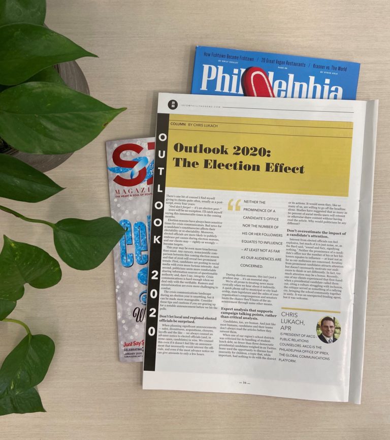 Outlook 2020: The Election Effect