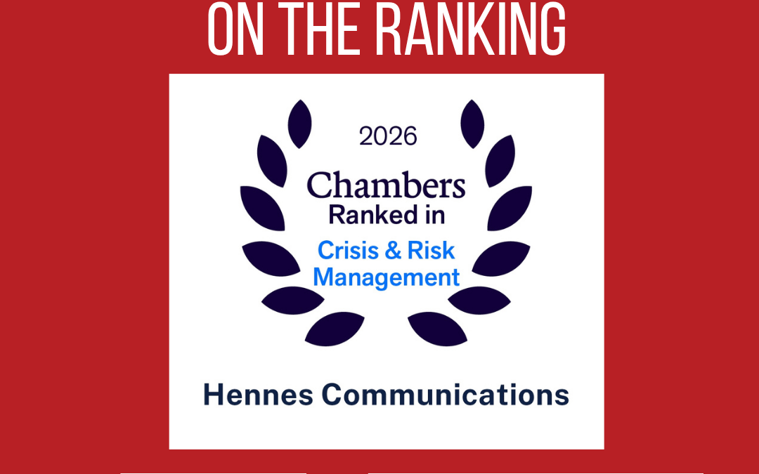 Hennes Crisis Communications Firms Chambers Ranked 2026