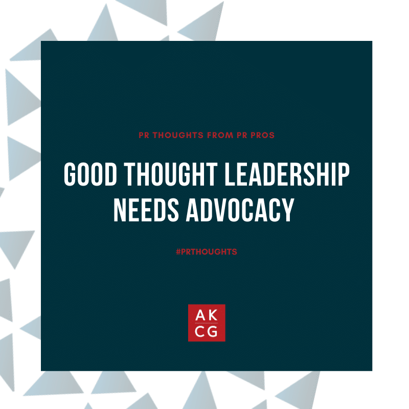 The Difference Between Thought Leadership and Publicity