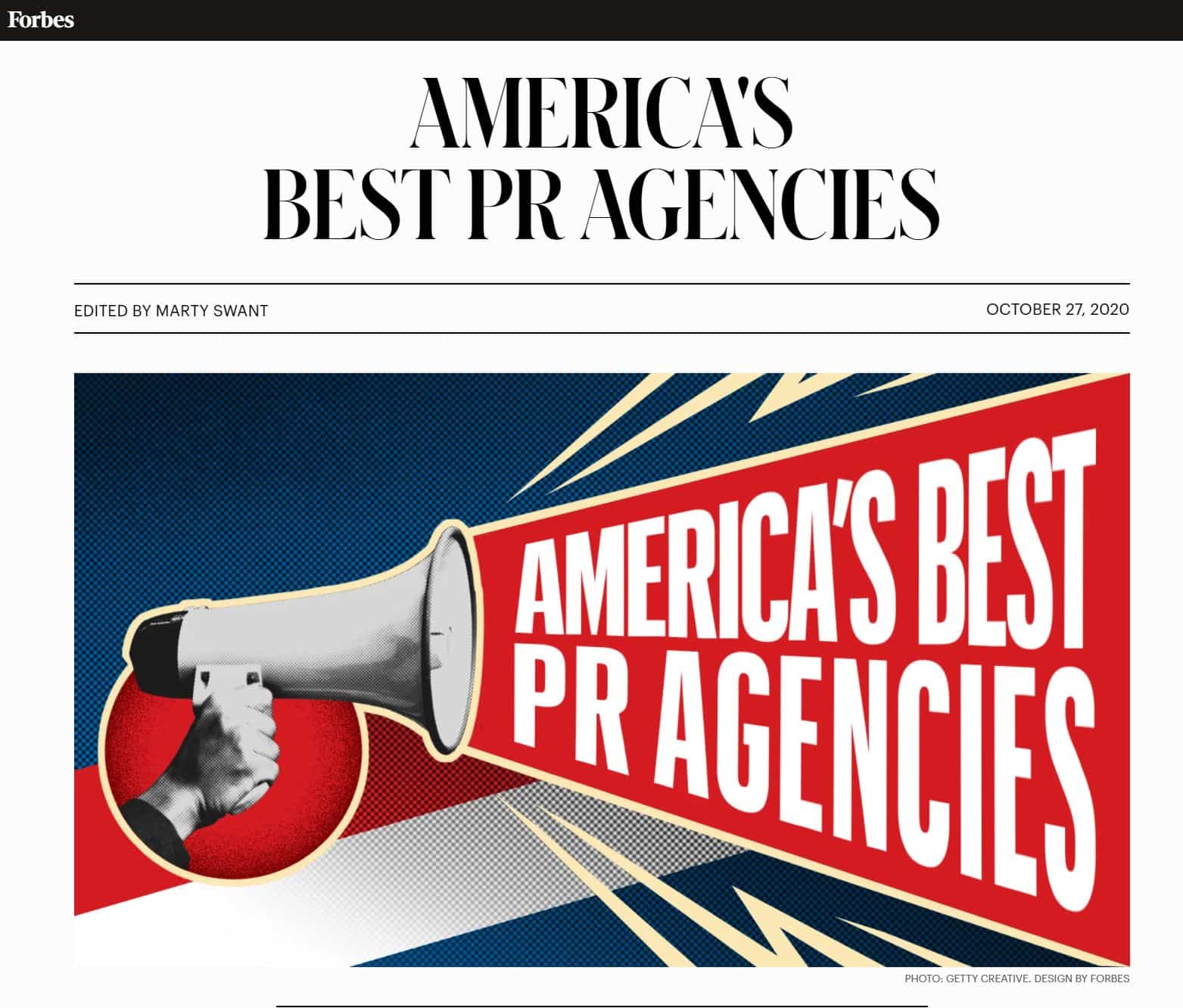AKCG Named by Forbes as one of America’s Best PR Agencies