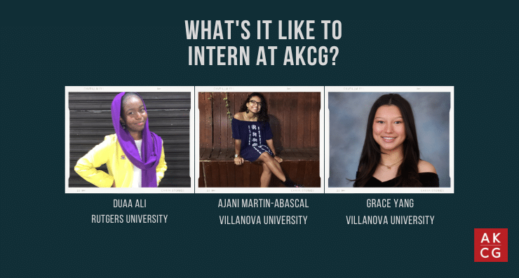AKCG Internship Blog